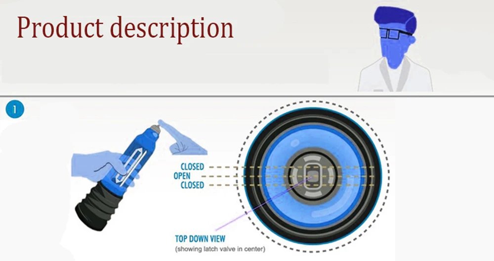 Male Penis Pump Water Vacuum Pump For Men Penis Enlargement Pump Dick Extender Cock Exercises Pump Glans Trainer Adults Sex Toys