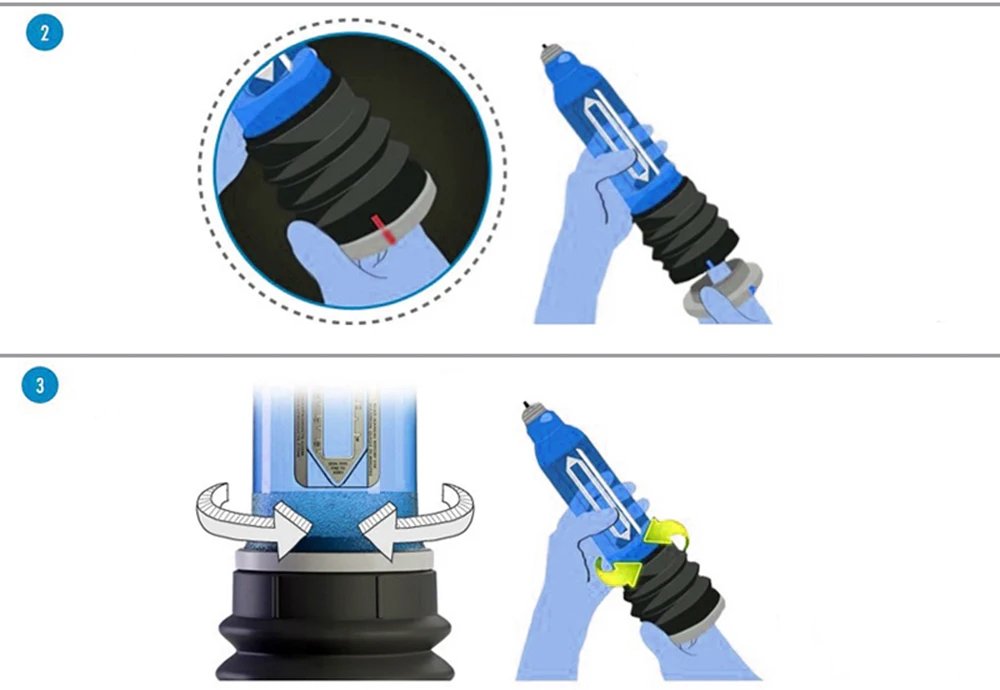 Male Penis Pump Water Vacuum Pump For Men Penis Enlargement Pump Dick Extender Cock Exercises Pump Glans Trainer Adults Sex Toys