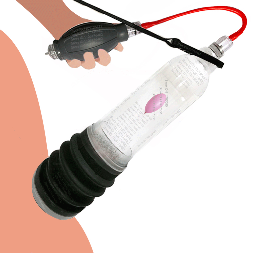 Male Penis Pump Water Vacuum Pump For Men Penis Enlargement Pump Dick Extender Cock Exercises Pump Glans Trainer Adults Sex Toys